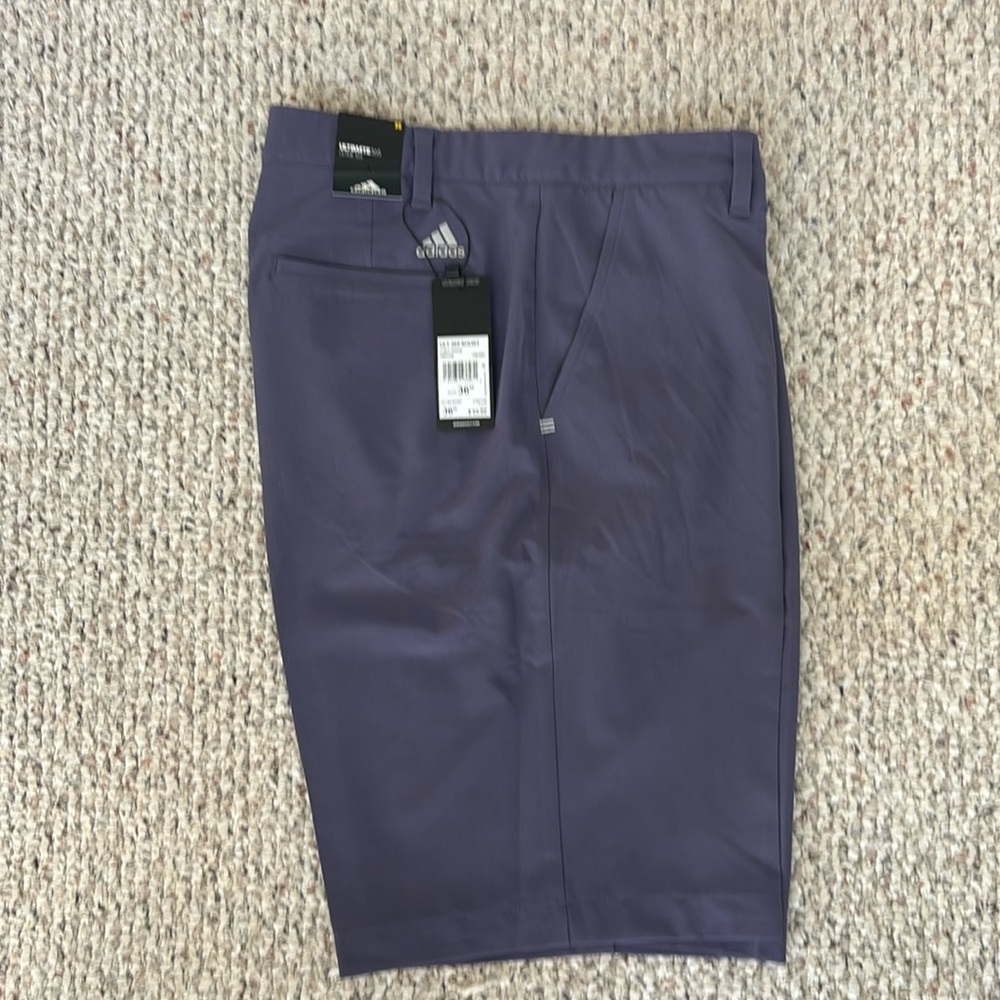 NWT Adidas golf shorts for men in a muted purple or dark dark lavender. 36 waist